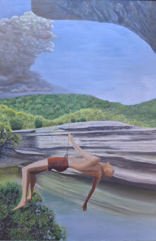 Barton Creek Overhang by artist David Piper